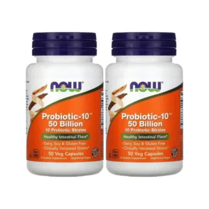 Probiotic10 50 Billion – Now Foods – 50 – VegCap -(Pack of 2)